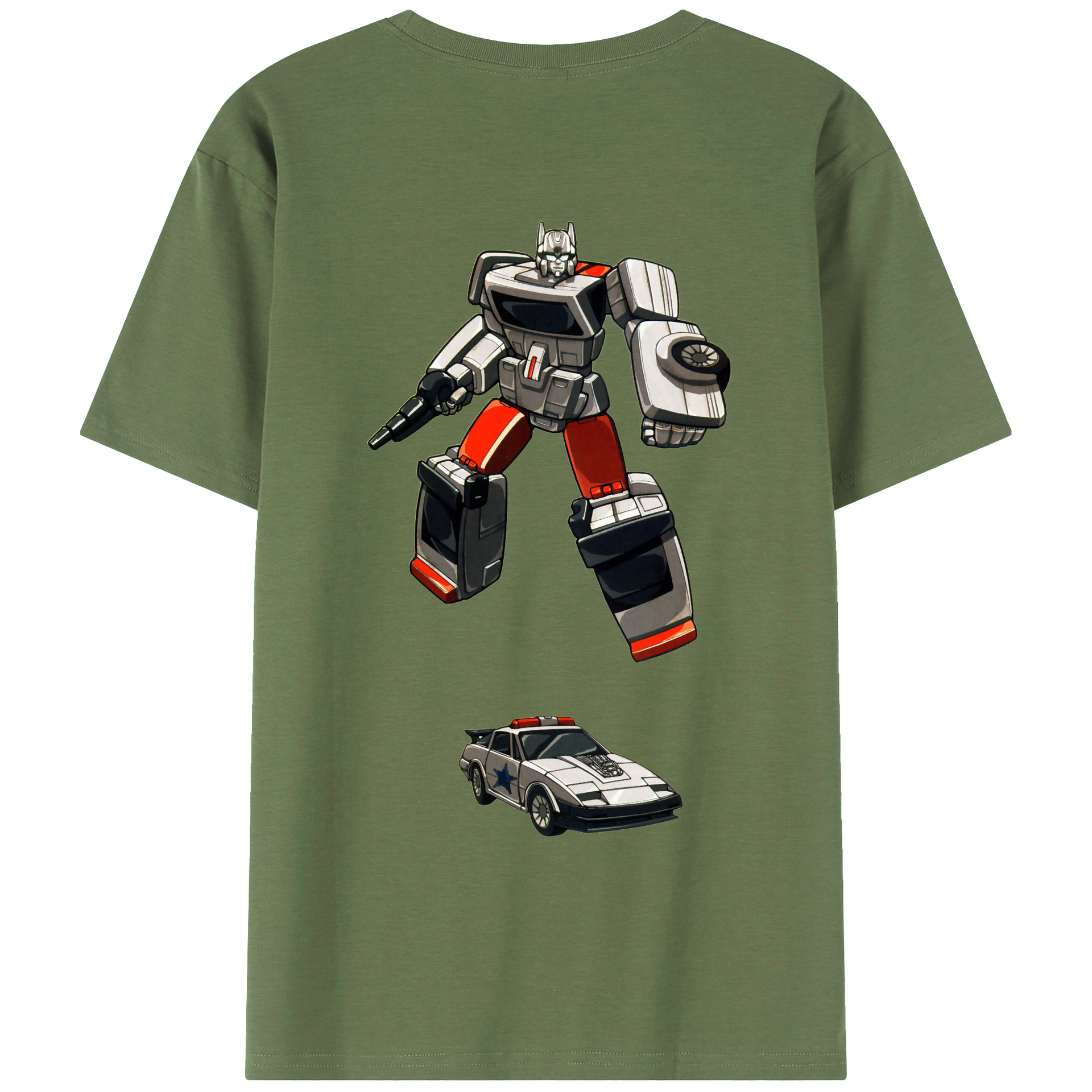 （画像用）  綿100％ メンズ半袖Tシャツ（バックプリント） 通気性